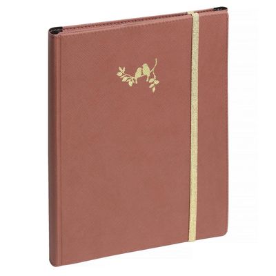 3660942085267-Agenda de bureau spiralé 16 mois All in One - 1 semaine sur 2 pages - 15 x 21 cm - rose - Exacompta--0