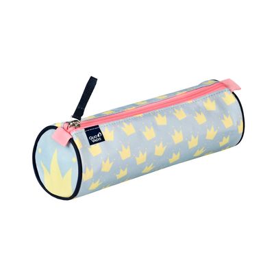 3371010511785-Trousse ronde Louise & Arthur - 1 compartiment - différents modèles disponibles - Quo Vadis--0