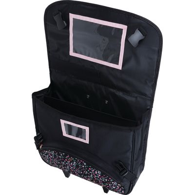 Cartable a roulettes Little Karl Marc John 41 cm 2 compartiments Oberthur Pas Cher Bureau Vallee