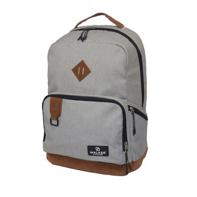 9002638235022-Sac à dos Walker Pure Eco - 2 compartiments - blanc (cloud) - Carpentras--0
