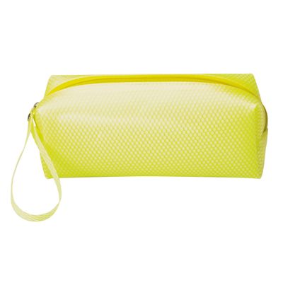 3703744251611-Trousse rectangulaire School Eva Mesh - 1 compartiment - jaune - Carpentras--0