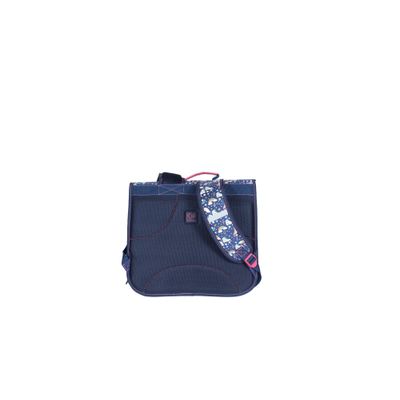 Cartable KIP Roller 38 cm 2 compartiments bleu marine Kid Abord Pas Cher Bureau Vallee