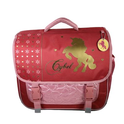 Cartable Cybel Phileas 38 cm 2 compartiments rose Bagtrotter Pas Cher Bureau Vallee