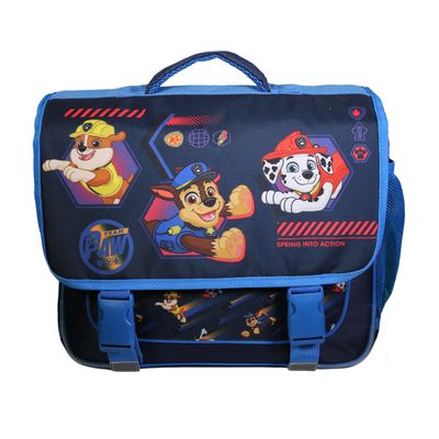 Cartable Pat Patrouille 38 cm 2 compartiments bleu Bagtrotter Pas Cher Guadeloupe Bureau Vallee
