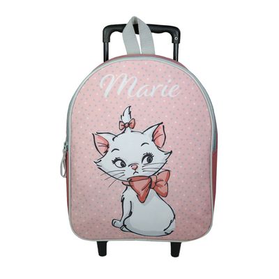 Sac maternelle a roulettes Marie 1 compartiment rose Bagtrotter Pas Cher Bureau Vallee