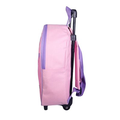 Sac maternelle a roulettes Minnie 1 compartiment rose Bagtrotter Pas Cher Martinique Bureau Vallee