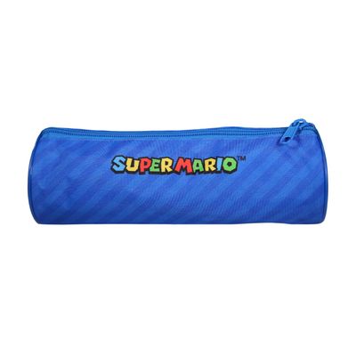 Trousse ronde Super Mario 1 compartiment multicolore Bagtrotter Pas Cher Bureau Vallee