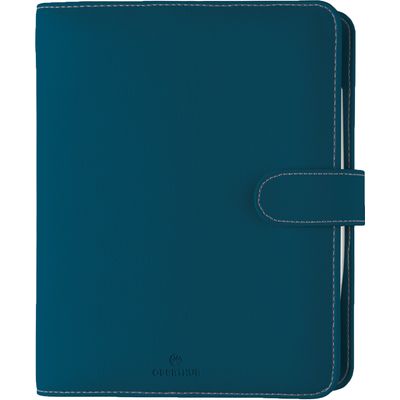3664447187983-Organiseur Milano - 19 x 23 cm - vert canard - Oberthur--0