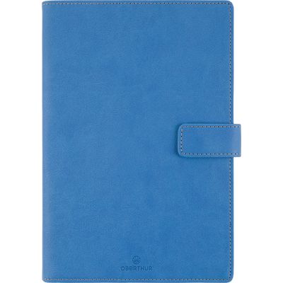 3664447210506-Agenda Milano - 1 semaine sur 2 pages - 17 x 24,5 cm - bleu denim - Oberthur--0