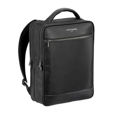 Saint Martin Sac a dos pour ordinateur noir Jules 2 compartiments 15 6 Viquel Pas Cher Bureau Vallee