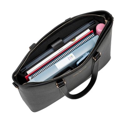 Saint Martin Sac cabas pour ordinateur noir Alba 1 compartiment 15 6 Viquel Pas Cher Bureau Vallee