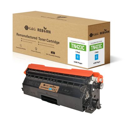 6942383120804-Cartouche laser compatible Brother TN423 - cyan - G&G--0