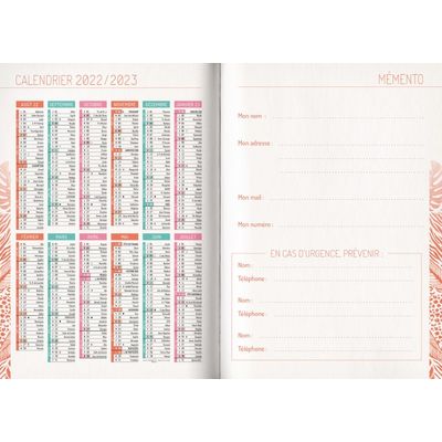 3592930019629-Agenda broché Léopard - 1 jour par page - 12 x 17 cm - Bouchut-P_405114227_3-2