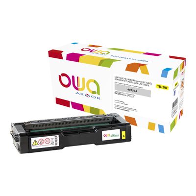 3112539705398-Cartouche laser remanufacturée Ricoh 407534 - jaune - Owa-P_405130914_1-0