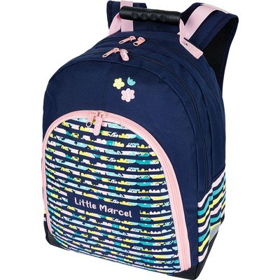 3664447147697-Sac à dos Little Marcel - 2 compartiments - marine - Oberthur-P_405132367_1-0