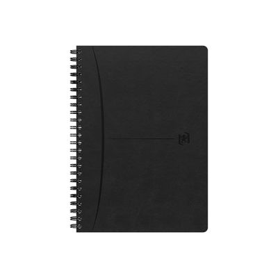 3020120182155-Oxford Signature - Cahier à spirale A5 - 160 pages - petits carreaux - noir-P_405133885_1-0