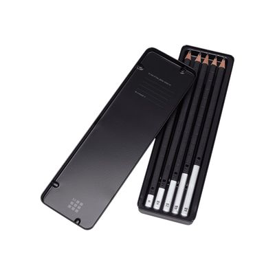8058341710470-Moleskine - 5 crayons - 2B, 4B, 6B, H, HB-P_405145324_2-0