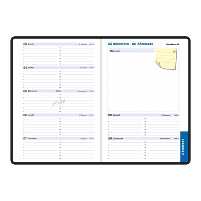 3660942078764-Agenda Sakura Lady 20 - 1 semaine sur 2 pages - 15 x 21 cm - rose - Exacompta-P_405147081_2-1