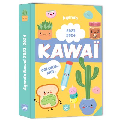 9782383822134-Mon Agenda Scolaire Kawai Colorie-Moi - 1 jour par page-P_405150618_1-0
