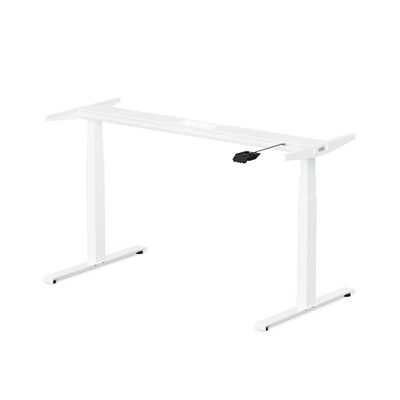 3760350282576-Bureau électrique UGO - L200x80cm - pieds blancs - plateau chêne massif-P_405156105_3-2