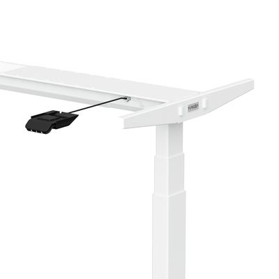 3760350282576-Bureau électrique UGO - L200x80cm - pieds blancs - plateau chêne massif-P_405156105_6-5