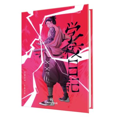 3664447167282-Agenda Manga ado - 1 jour par page - 12,5 x 17,5 cm - Oberthur-P_405162012_1-0