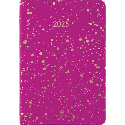 3664447184524-Agenda de poche Céleste - 1 semaine sur 2 pages - 10 x 15 cm - fuchsia - Oberthur-P_405186371_1-0