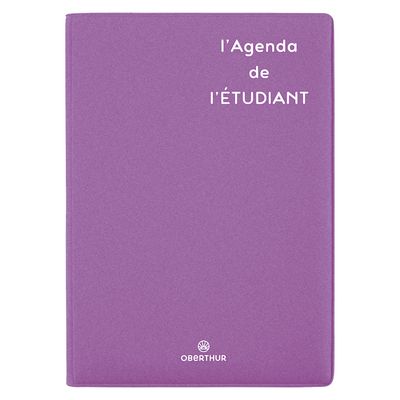 3664447195858-Agenda Humour Gomme - 1 jour par page - 13 x 18 cm - violet - Oberthur-P_405228440_1-0