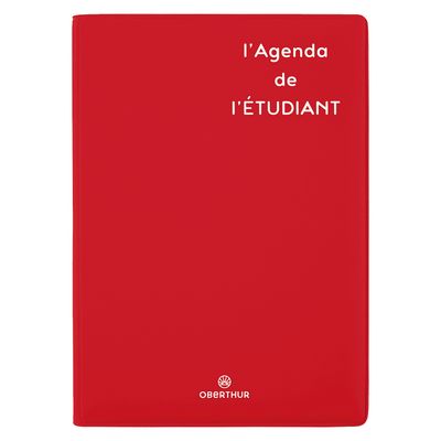 3664447195889-Agenda Humour Gomme - 1 jour par page - 13 x 18 cm - rouge - Oberthur-P_405228441_1-0