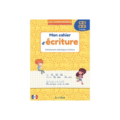 9782047406977-Les cahiers Bordas - Mon cahier d'écriture CE1 / CE2 - par Guyonnet Marcel-P_405235538_2-0