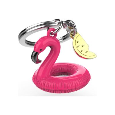 5404006055333-Metalmorphose - Porte-clés - poolfloat flamingo - alliage de zinc, époxy - rose, or, noi-P_405245950_1-0