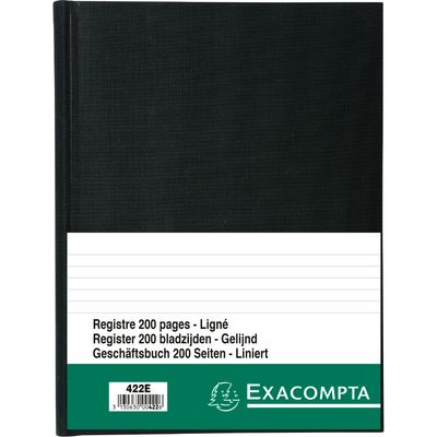 3130630004226-Exacompta - Registre ligné folioté - 29,7 x 21 cm - 200 pages--1