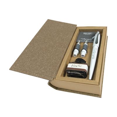 4014421100139-ONLINE AIR Best Writer - Stylo plume - Encrier - Blanc-Angle droit-2