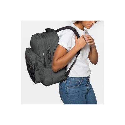 EASTPAK Pinnacle Sac a dos 2 compartiments 42 cm Black denim Pas Cher Bureau Vallee