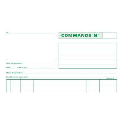 3130632131074-Exacompta - 5 Manifolds Carnets de commandes - 50 tripli - A4-Gros plan-1