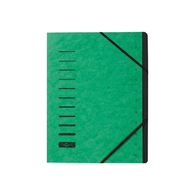 4013951008069-Pagna Office - Trieur à fenêtres 12 positions - vert-Avant-0