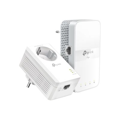 6935364010805-TP-Link TL-WPA7617 KIT - Kit 2x CPL AV1000 Gigabit WiFi AC avec prise gigogne-Avant-0