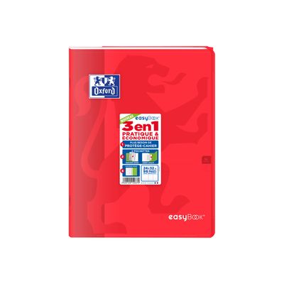 3020120120379-Oxford EasyBook - Cahier polypro 24 x 32 cm - 96 pages - grands carreaux (Seyes) - disponible dans-Avant-1