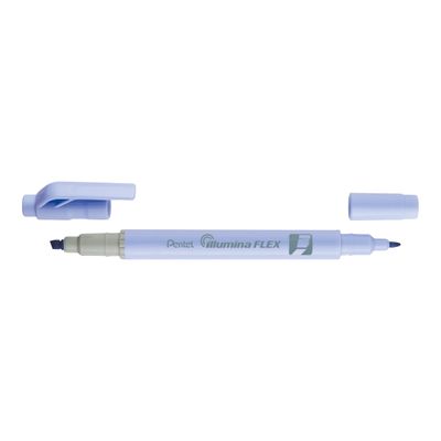4711577053752-Pentel Illumina FLEX - Surligneur double pointe - bleu pastel-Angle gauche-0