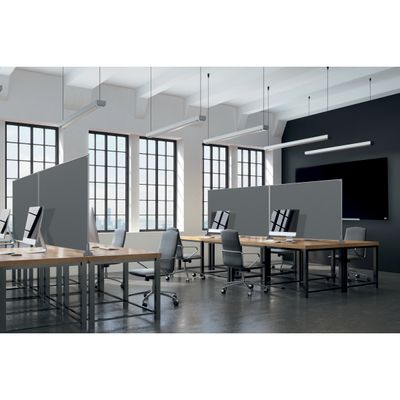 5028252617420-Nobo Impression Pro - Cloison de séparation - 120 x 100 cm - gris--2