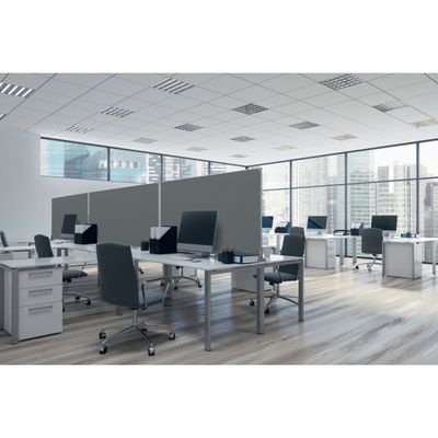 5028252617420-Nobo Impression Pro - Cloison de séparation - 120 x 100 cm - gris--3