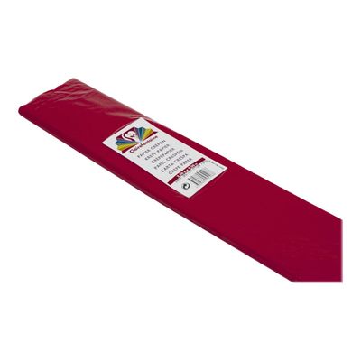 3065501036061-Clairefontaine Premium - Papier crépon - Rouleau 50 cm x 2,5 m - 40 g/m² - rouge-P_7550006_1-0