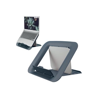 4002432129362-Leitz Ergo Cosy - Support pour ordinateur portable jusqu'à 17" - gris velours-Multi-angle-13