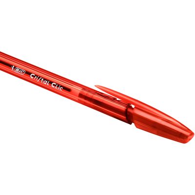 0070330171596-BIC Cristal Clic - Stylo à bille - rouge - 1 mm - rétractable-P_79145706_4-3