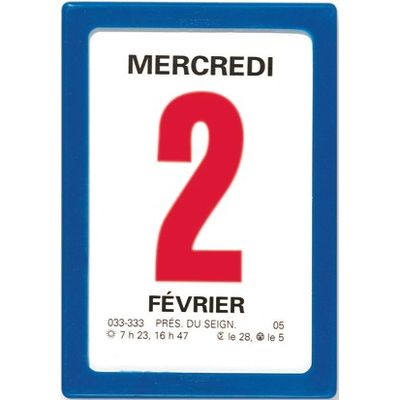 3664447125800-Oberthur Classique - Ephéméride bleu - 6,3 x 9,2 cm-P_79360103_1-0