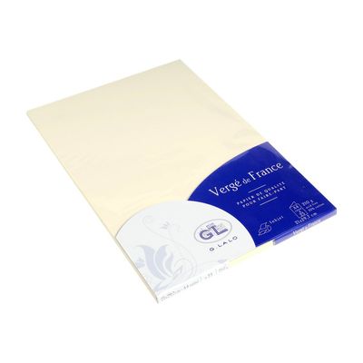3140290433168-G.LALO Vergé de France - papier à demi-pli préplié - 25 feuilles - Ivoire-P_79369828_1-0