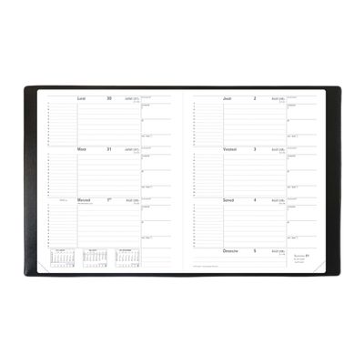 3371010332342-Agenda Club Le Principal - 1 semaine sur 2 pages - 18 x 24 cm - violet - Quo Vadis-P_79374379_2-1