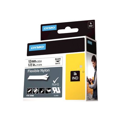 071701184887-Dymo - Ruban d'étiquettes nylon flexible auto-adhésives - (12 mm x 3,5 m) - fond blanc éc-P_79374707_2-4