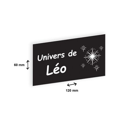 3459590648326-Plaque personnalisée avec votre texte - 120 x 60 mm - noire - adhésivée prête à poser-P_79384183_2-1