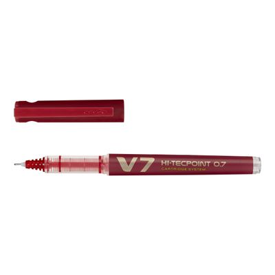4902505442872-Pilot Hi-Tecpoint V7 - Roller rechargeable - 0,7 mm - rouge-P_79384626_1-0